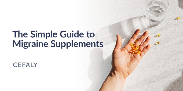 Le guide simple des suppléments pour la migraine