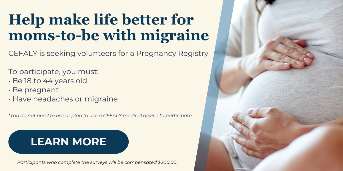 Help make life better for moms-to-be with migraine