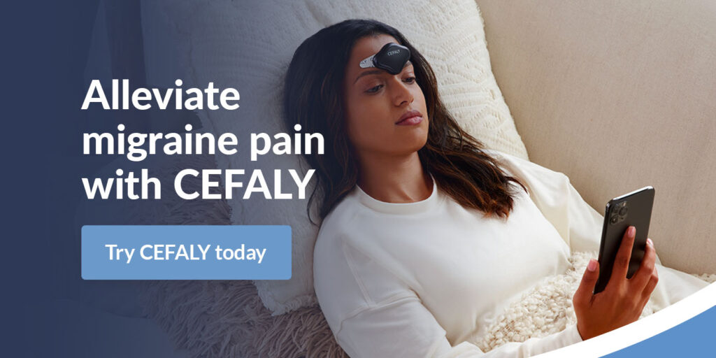 Alleviate migraine pain with CEFALY