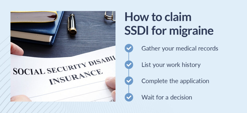 How to claim SSDI for migraine