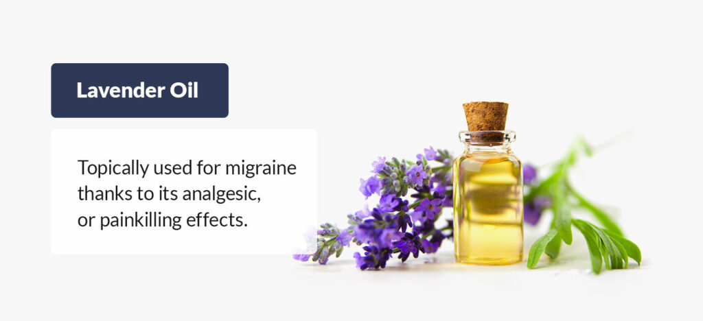 Lavender oil for migraine