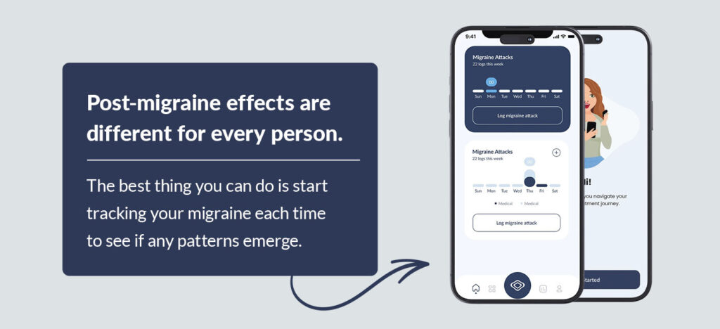 How to recognize your personal postdrome symptoms
