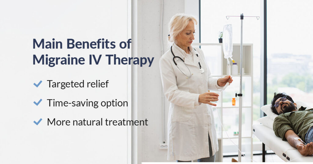Benefits of IV hydration therapy for migraine