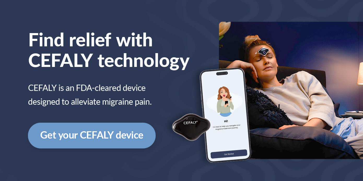 Find relief with the CEFALY device